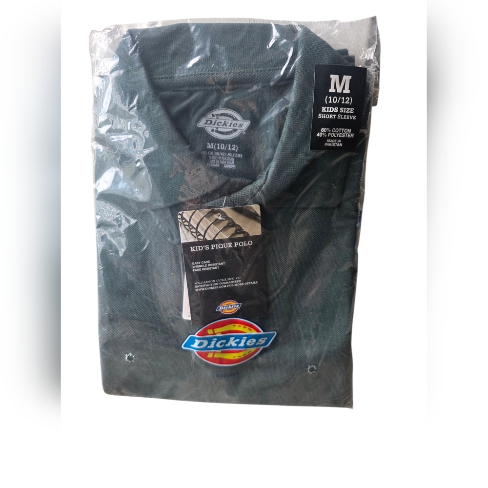 Dickies Green Kid's Polo Shirt